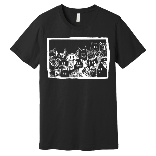 Dinner? Kitty Tee - Full Front Design